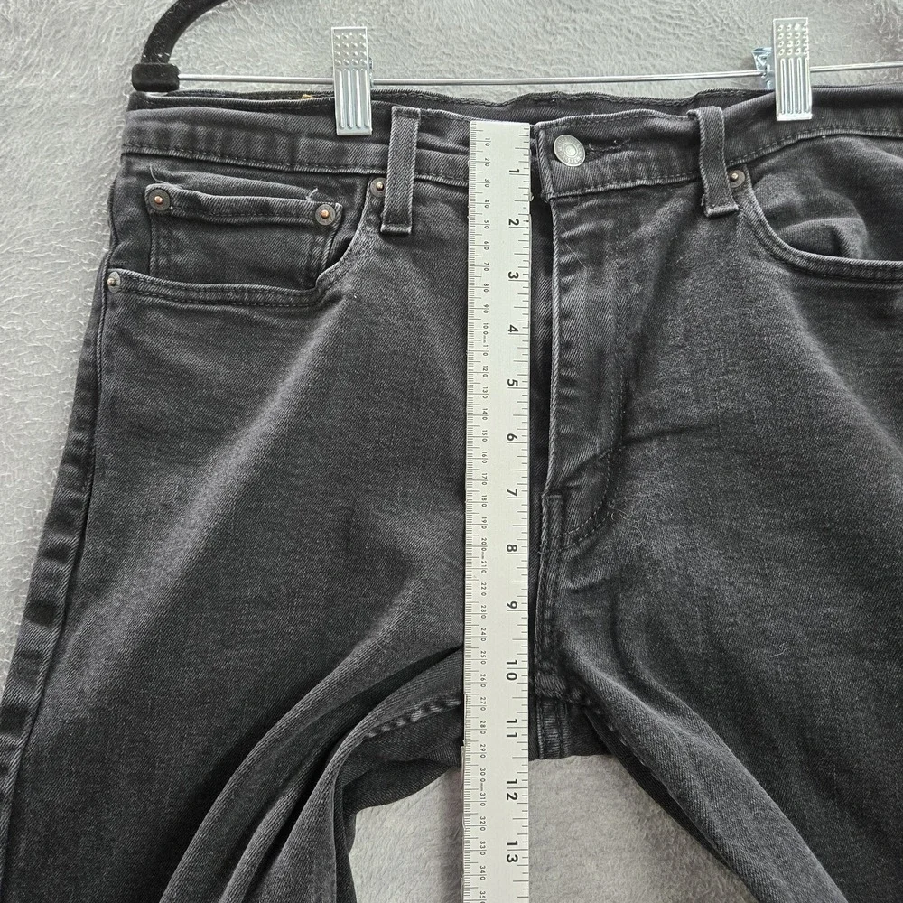 Levi's 511 Men Jeans 36X34 Black Slim Denim 31